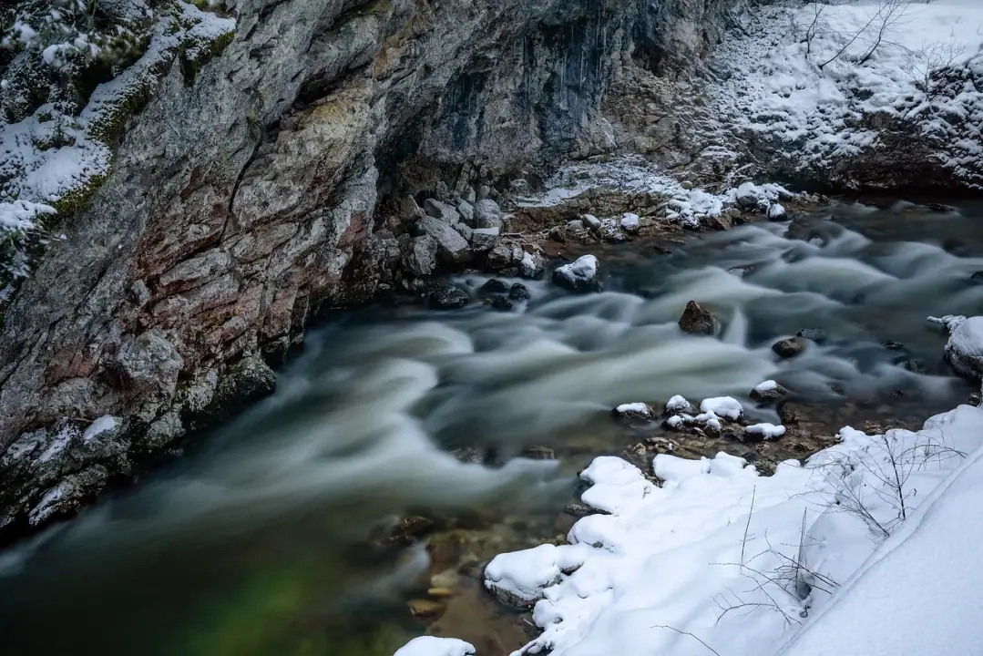 Cold immersion vs cold shower vs deliberate exposure: river, rocks, water, snow, winter, long exposure, cold, nature, river, river, river, river, river, cold