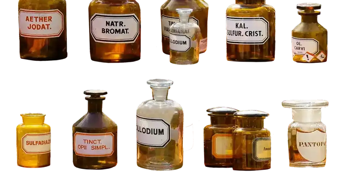 pharmacy, isolated, health, medicine, bottle, chemistry, science, laboratory, mix, vial