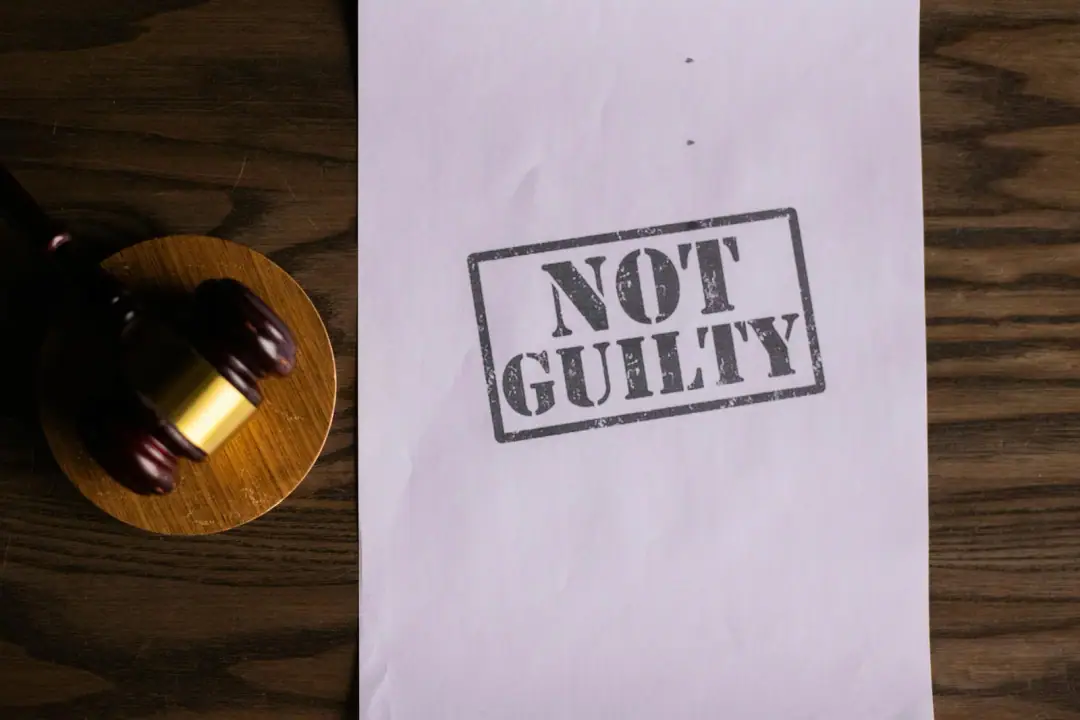 When to not fast: A courtroom document labeled 'Not Guilty' beside a gavel symbolizes justice.