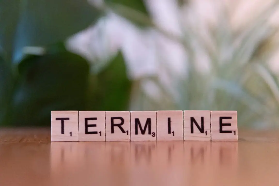 The HRT story: WHI and after: A scrabble type block spelling the word termine