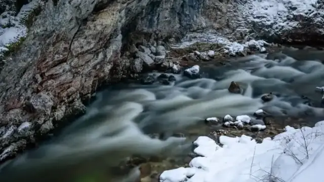 river, rocks, water, snow, winter, long exposure, cold, nature, river, river, river, river, river, cold