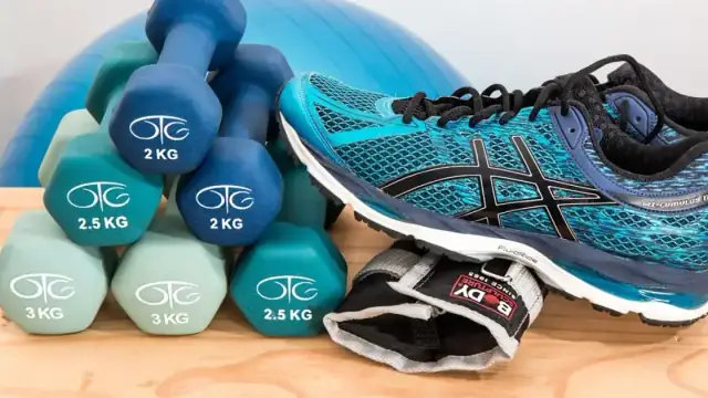 dumbbells, shoes, sneakers, rubber shoes, fitness, gym, training, workout, exercise, health, fit, strength, bodybuilding, pilates, trainer, running shoes, cardio vascular, physio therapy, wellness, shoes, shoes, fitness,